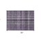 Edge Collections - 2' x 3' - Purple - Indoor and Outdoor Stain Resistant Plaid Area Rug - 1 Piece